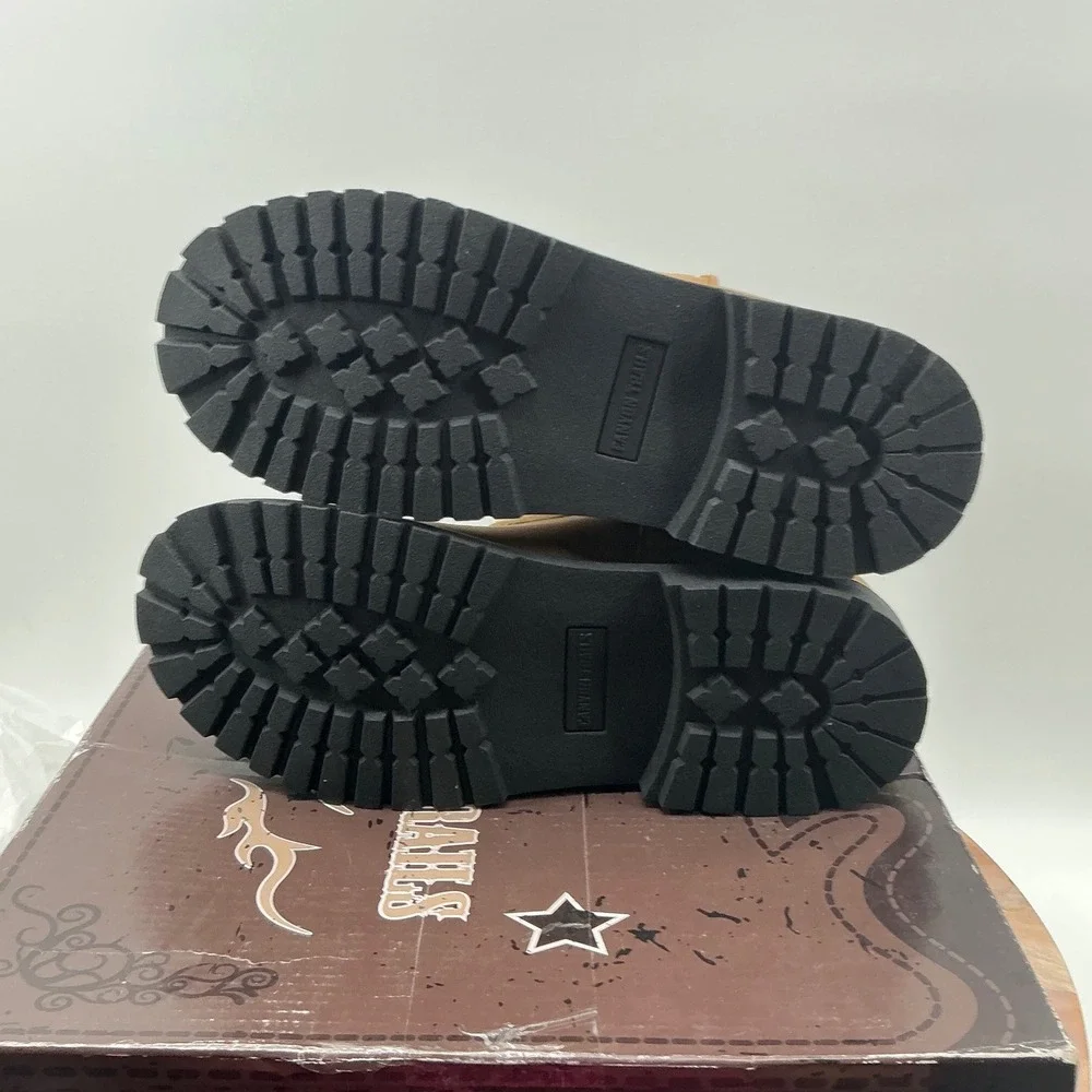 Canyon Trails Kids Tan Western Cowboy Boots CT-K102-TN Size 6M NWT